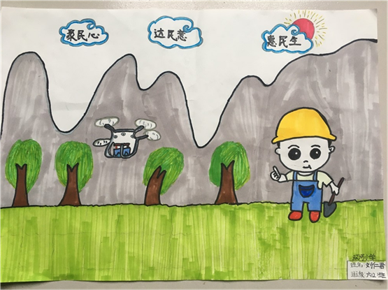 双河小学组织开展民生工程绘画比赛